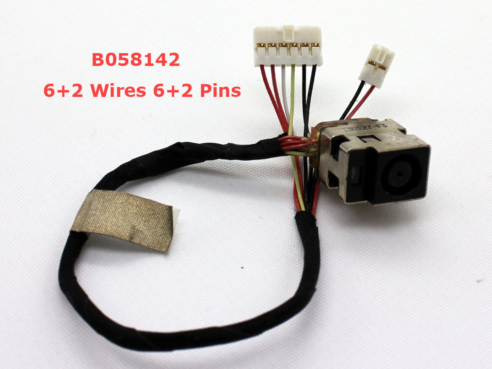 (image for) Compaq Presario CQ61 HP Pavilion DV6-1000 DV6-2000 G61 533465-001 AC DC Power Jack Socket Connector Charging Port DC IN Cable Wire Harness